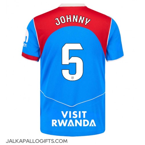 Atletico Madrid Johnny Cardoso #5 Kolmaspaita 2025-26 Lyhythihainen Atletico Madrid Johnny Cardoso #5 Kolmaspaita 2025-26 Lyhythihainen